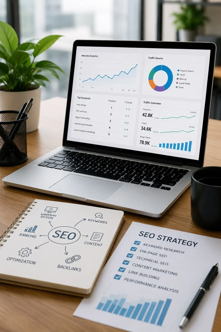 Xova Digital SEO strategy — technical, on-page and content-driven organic growth