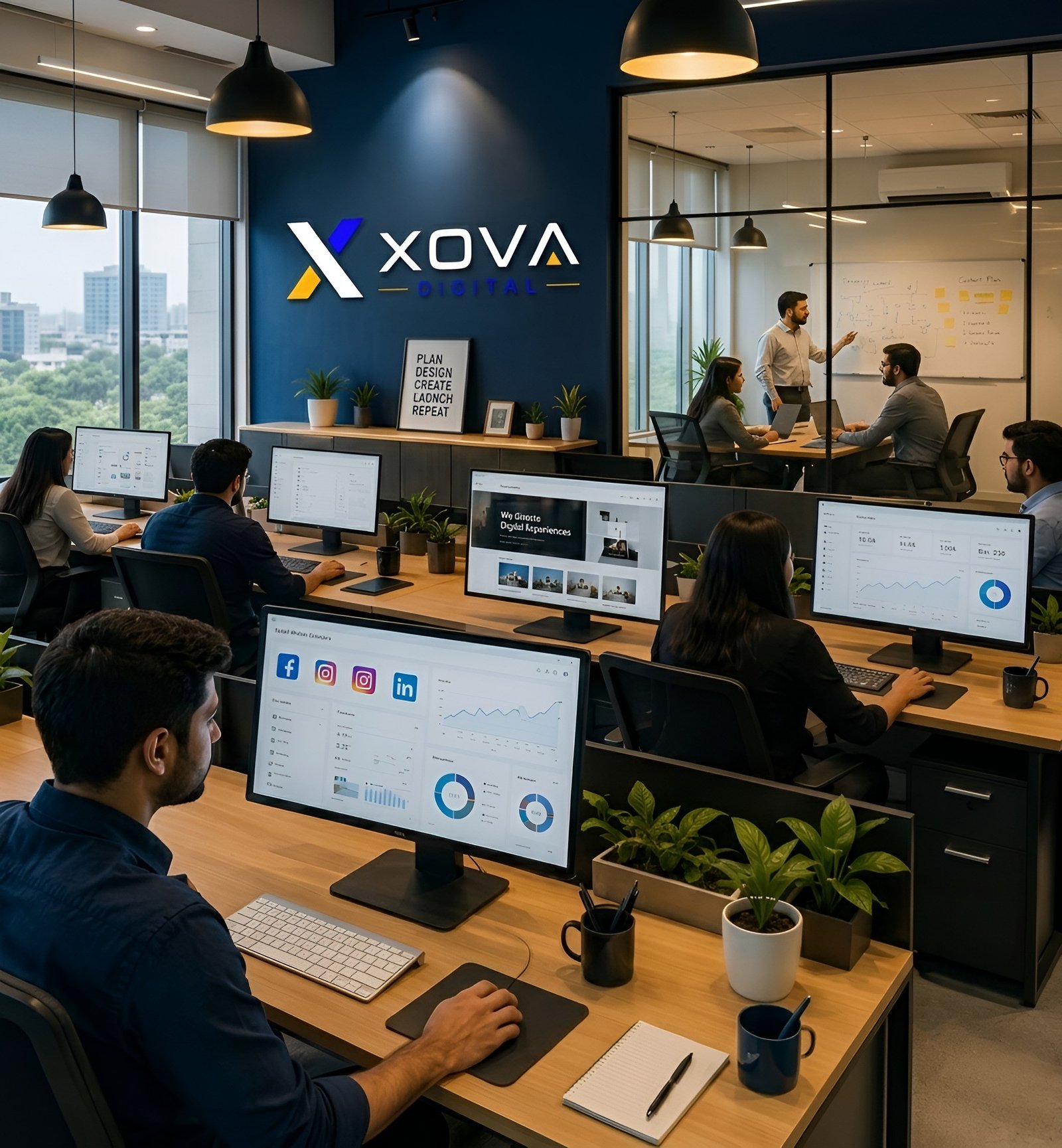 The Xova Digital team